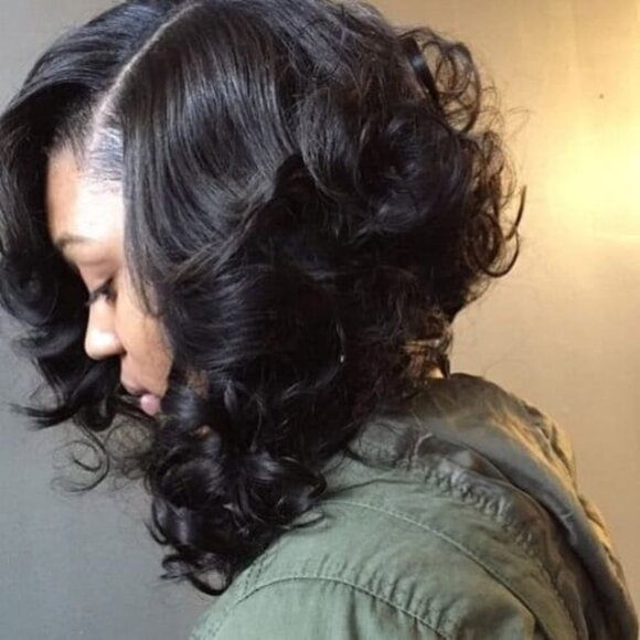 Short Bob Curly 13×4 Lace Front Wigs